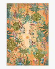 185' x 275' | Machine Washable Runner Rug | Kid & Pet Friendly | Indoor Rug | Josephine Sunrise Outdoor Rug by Justina Blakeney | Ruggable