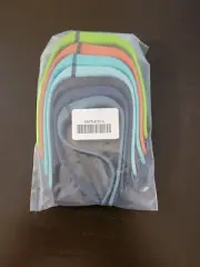 Pkg. of 7 Flex Interchangeable Fitbit Replacement Silicone Wrist Bands PM