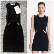 Dion Lee Interlink Mini Dress in Black