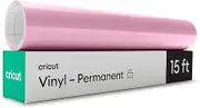 Cricut Permanent Vinyl | Light Pink | 4.6m (15ft) | Self Adhesive Vinyl Roll | for use with All Cricut Cutting Machines