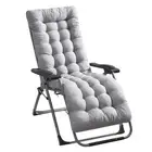 67inch Lounge Chair Cushions, Patio Lawn Recliner Zero Gravity Chair Cushion ...