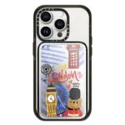 PowerThru Power Bank Mirror Slim Power Bank MagSafe Compatible London Vibes
