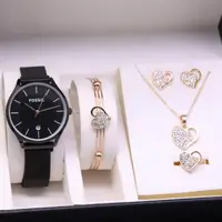 在飛比找蝦皮購物優惠-Smartwatch 包裝手鍊和項鍊美麗免費盒黑色手錶進口高