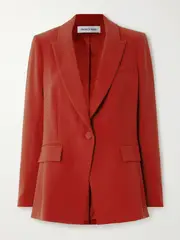 [Veronica Beard] Veronica Beard - Long And Lean Dickey Crepe Blazer - Red - US10 US 10 Red