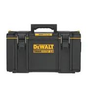 DEWALT Tool Storage Portable Modular Plastic Box W/ Removable Inner Tray Black