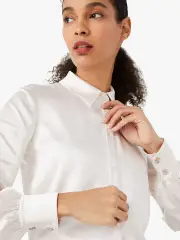 satin pastis blouse