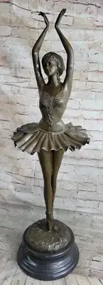 Collet Bronze Sculpture Hot Cast Huge Ballerina Hand Signed Dance Artwork Deal