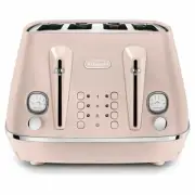 Delonghi Distinta CTIN4003PK Perla 4-Slice Toaster - Rose [CTIN4003PK]