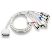 INVEO 30 Pin Dock Component Y Pb Pr Video RCA Stereo Audio Cable Adapter Retail