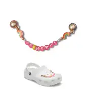 CROCS Jibbitz [ Be Happy Chain ] Genuine Crocs + Track