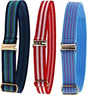 [FOMIYES] 1 Set 3 Pcs Belt Belt for Elastic Belt Buckle Belts Elastic Belts Waist Belt Belts for Stretchy Belt Belt Elastic Band Belt Weaving