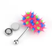 Vibrating Tongue Ring Stud Barbell Stainless Steel Body Piercing Jewelry (6)