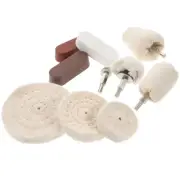 Polishing Wheels Buffing Kit 10pcs For Drill Bench Grinder Use