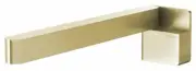 Phoenix DESIGNER SQUARELINE BATH OUTLET 230mm Swivel Spout, Brass BRUSHED GOLD