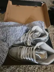 Pastry Shoes NIB 8 7.5 SILVER MICHAEL JACKSON SNEAKERS DANCE