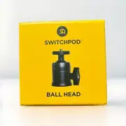 Switchpod Ball Head Aluminum Mount 360 Degree Swivel Rotating 90 Degree Tilt