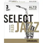 【現代樂器】美國 D'ADDARIO SELECT JAZZ ALTO 中音薩克斯風 3S 竹片 10片裝