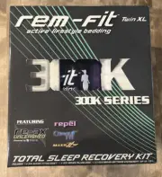 Twin XL Rem-Fit Energize 300K Series Waterproof Sheet Set W/ Tencel New Sealed