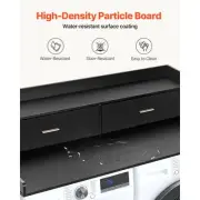 Washer Dryer Laundry Countertop Storage Unit with Drawers and Shelf 54x27 Inch