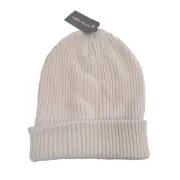 Melrose and Market Adult Unisex Light Gray Ribbed Knit Beanie NWT NEW sz OS