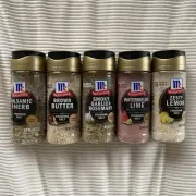 McCormick Limited Edition Finishing Salts Complete Set Of 5 *FREE SHIPPING*