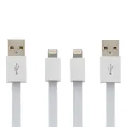 2x Moki USB-A to Lightning MFI-Certified Data Sync Charging Cable for iPhone WH