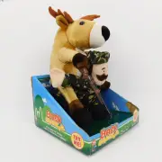 Gemmy Back Breaker - Deer Piggy-Back on Hunter - Music and Dancing! "Woo Hoo"