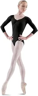 [Bloch] Dance Women's Ballon 3/4 Sleeve Pinch Front/Back Leotard
