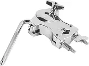 Tom Mount Bracket - Tom Stand Drum Set, Zinc Alloy Multifunction Instrument | Zinc Alloy Drum Racks Drum Bracket Mount Clamp, Multifunction Instrument Accessory, Multi Functional for Tom Drum Set