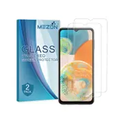 2 Pack MEZON Samsung Galaxy A23 5G Clear Tempered Glass Screen Protectors