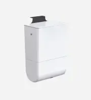 Joybos® Wall-Mounted Counter Trash Can With Tissue Box T22 - White