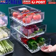 Fridge Food Container Kitchen Drawer Storage Box Eggs Meat Food Frozen Organiser