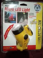 Safety Light 12v Retractable LED • Car Charger Red Emergency Flashing • NEW