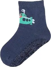 [Sterntaler] Fli Fli Sun U-Boat - Boys Tile Speedster with Motif - Thin Stopper Socks Baby - Skin-friendly Summer Socks - Baby and Children's Stockings with Non-Slip Sole