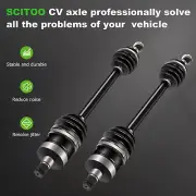 For 11-15 Can-Am Commander 1000 Pair Driver & Passenger Rear Half Shaft CV Axles