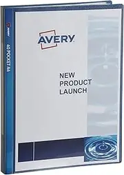 Avery Navy Insert Cover Display Book, 40 Pockets (47935)