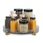 Lazy Susan Turntable Organizer, Rotating Spice Racks for Cabinet Pantry, Clear