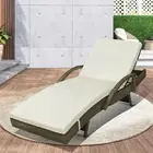 Livsip Sun Lounger Wicker Lounge Day Bed Sofa Outdoor Patio Set Pool Furniture