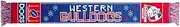 AFL Western Bulldogs Mens Adults Winter Wonderland Ugly Scarf, OSFM