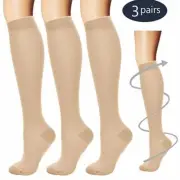 20-30 mmHg Thigh High Graduated Compression Stockings Therapeutic Socks Support