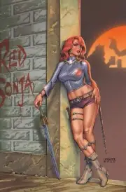 RED SONJA #25 JOSEPH MICHAEL LINSNER VIRGIN COVER DYNAMITE NM.