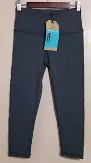 PRANA Transform High Waist Compression Fit Capri Legging Charcoal Heather XS NEW