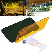 Car Day and Night Extension Anti-Glare Visor, 2 in 1 Automobile Anti-Uv Block Visor, Anti Glare Visor for Car, Unshade Blocker for Car Anti-Glare, Driving Goggles Universal for Most Vehicles