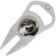 Baby Hedgehog Golf Ball Marker Divot Repair Tool Bottle Opener