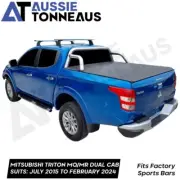 Clamp On Pro Tonneau Cover for Mitsubishi Triton MQ/MR Dual Cab Jul 15 to Feb 24 (for: Mitsubishi)