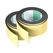 Foam Seal Tape, 50mm Wide 1mm Thick 16.4 Feet Long Adhesive Weather Strip 2pcs
