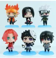 Naruto Shippuden Mini Anime Figures Kakashi Obito Sasuke Itachi Sakura Chibi