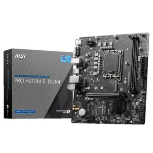 【Intel 英特爾】Intel Core i5-12400F CPU+微星 H610M-E 主機板+16G DDR4-3200記憶體(六核心超值組合包)