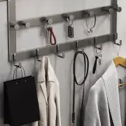 Hooks Over The Door Home Bathroom Organizer Rack Clothes Coat Hat Towel Hanger