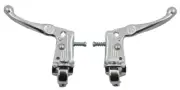 Alloy Retro Brake Levers (Pair) — BMX/Caliper / Silver —AUS STOCK— Bike Bicycle